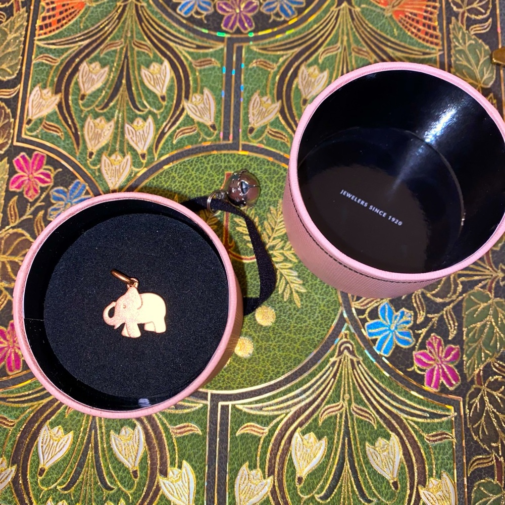 TOUS Small Lucky Elephant Rose Gold-Plated Pendant